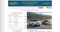 Desktop Screenshot of eurocars-crete.com
